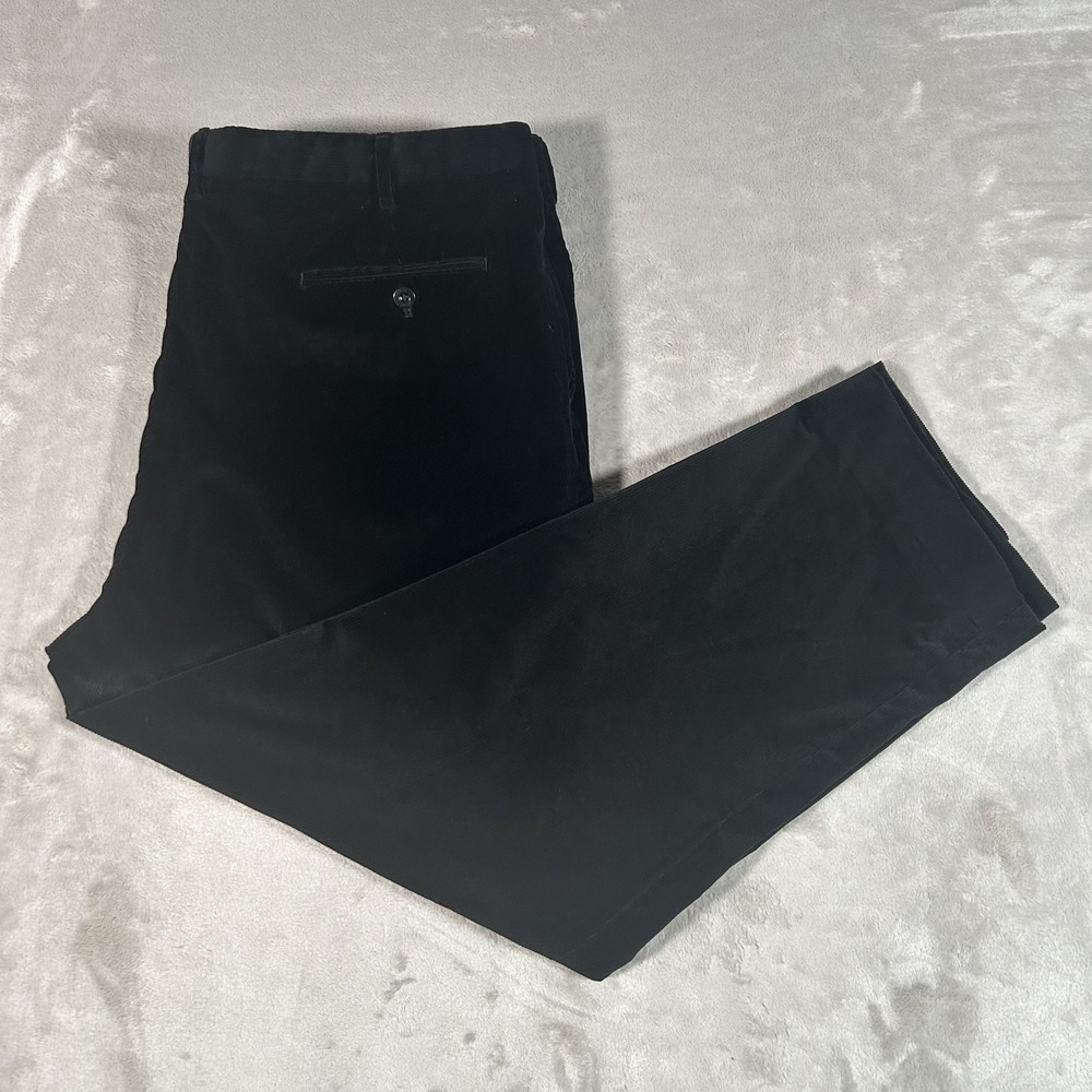 Brioni Cannes Corduroy Pants Mens Black 44R 40x28 Made In Italy Designer Preppy